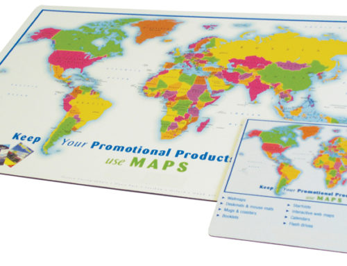 Desk Map Mats