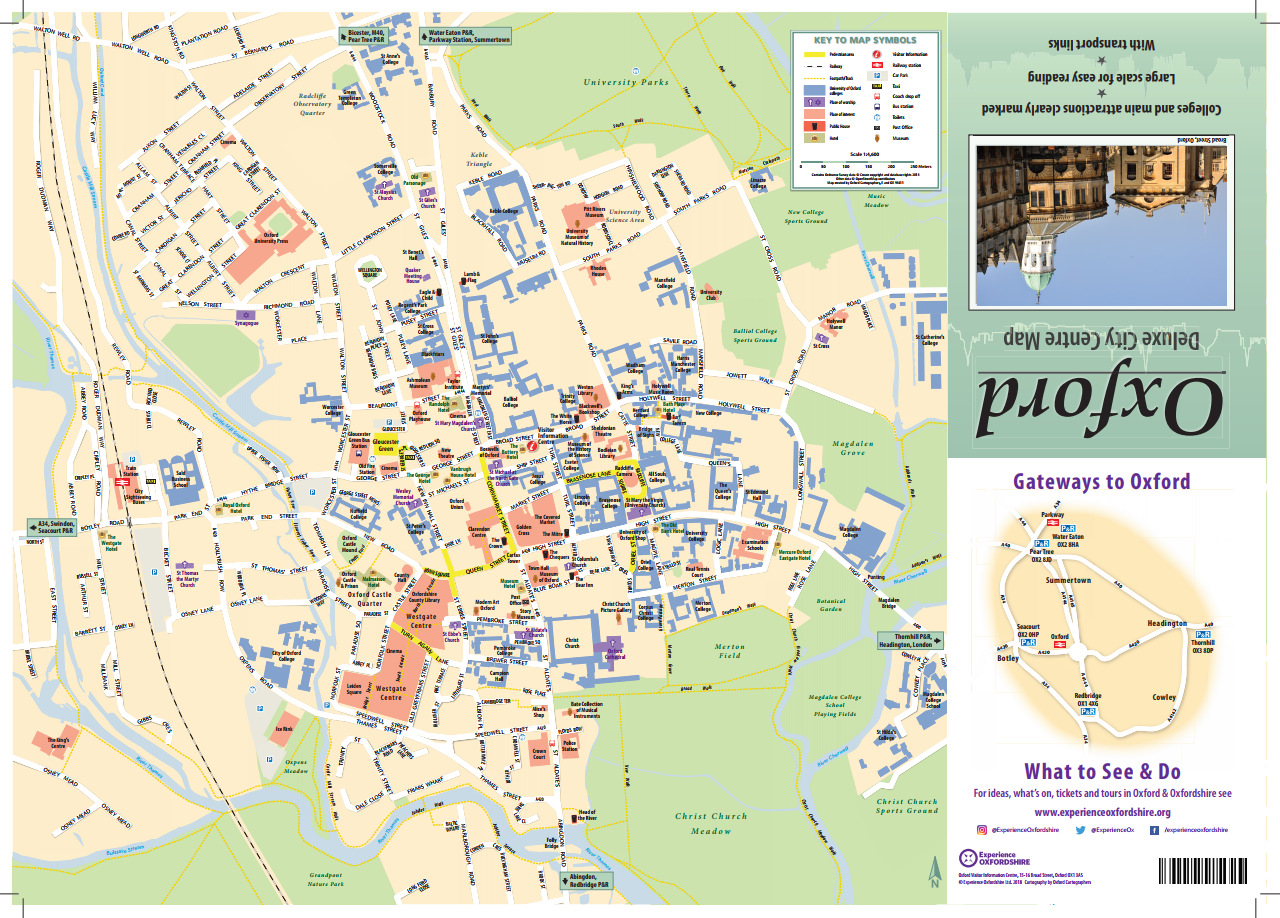 Experience Oxfordshire Location Map