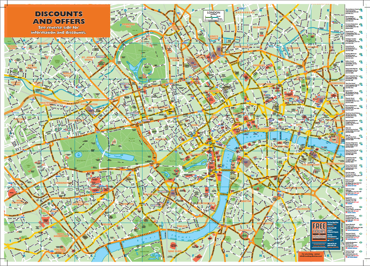 Travel Maps - London Customised Map - Oxford Cartographers