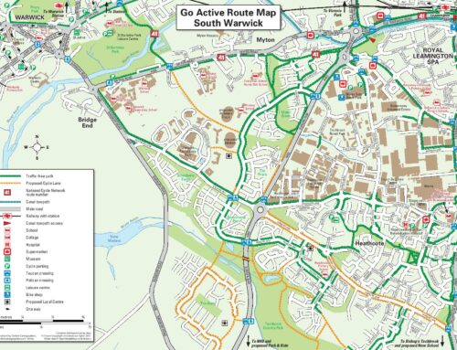 South Warwickshire Council Cycle Map