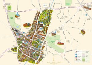 Hitchin Town Centre Map