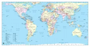 Hobo-Dyer Equal Area Map