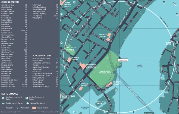 New Tideway Wayfinding Scheme